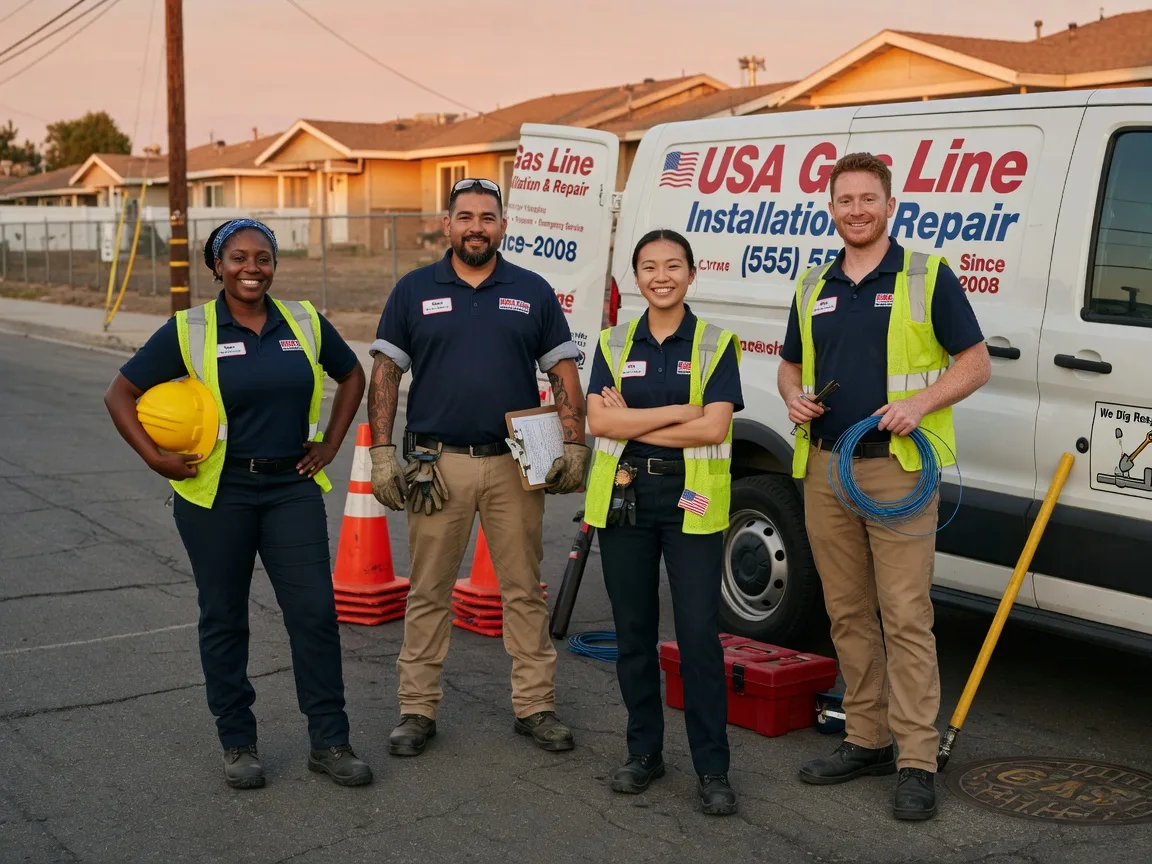 Gas Line Installation company in Penngrove, CA